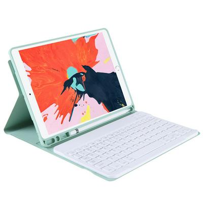 T098B Integrated Ultra-thin Candy Colors Bluetooth Keyboard Protective Case for iPad Air 4 10.9 inch (2020), with Stand & Pen Slot