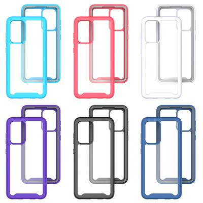 For Samsung Galaxy A52 5G Three Defense Anti-slip Shock-proof Drop-proof Acrylic+TPU+PC Back Cover Case