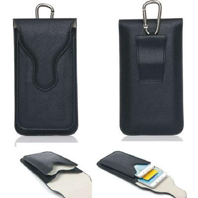 Universal Belt Clip Magnetic Holster Case for iPhone 12 11 Pro Max XS XR, 2 Pouchs Multipurpose for Carrying 2 Phone Lighter Bank Card Small Tools