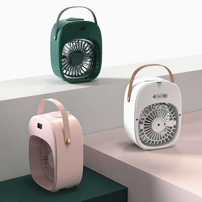 Water Cooling Double Jet Fan Rechargeable Mini Portable Desktop Humidifying Air Cooler