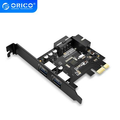 ORICO PVU3-2O2I Desktop 2 Port with VLI chipset USB3.0 PCI Express Card USB3.0 HUB Controller Adapter Card with 19Pin