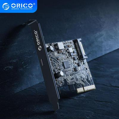 Orico Superspeed 20Gbps Pci-E Express Card Type C Extension Card 2 Portarten Usb 3.2 Gen2 Met 15pin Power for Windows 8 10