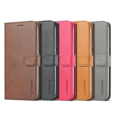 For Samsung Galaxy A02 Magnetic Button Calf Pattern Flip Leather + TPU  Case with Card Slot and Stand 