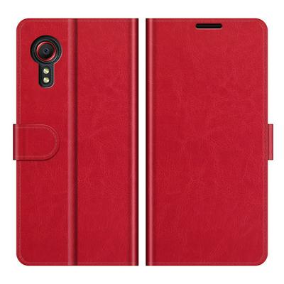 For Samsung Galaxy Xcover 5 R64 Pattern Single Folded Edge Folio Flip Scratch Resistant PU Leather Wallet Phone Case