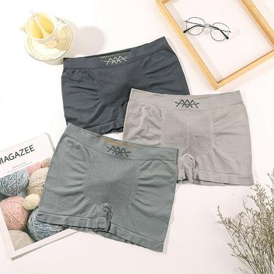 3Pcs L/XL Men's Mid-waist Underpants High-elastic Honeycomb Breathable Boxer Briefs