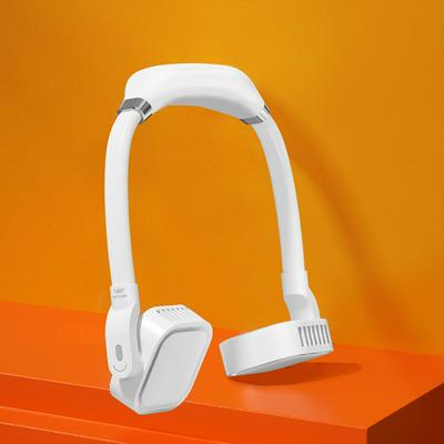 4000 mAh Leafless Hanging Neck Fan Portable USB Charging Mute Rotatable Outdoor Mini Fan