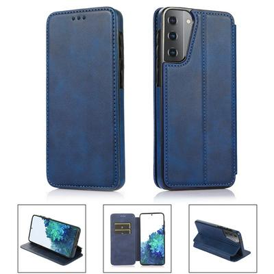 For Samsung Galaxy S21+ 5G Jazz Extreme Scratch Resistant Flip Leather Case with Stand and Card Slots Function