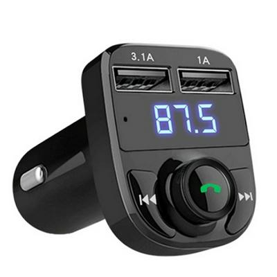 HY82 Car FM Transmitter Bluetooth Handsfree MP3 Radio Player Car Kit FM Modulator with 3.1A USB Car Charger For Ipad phone