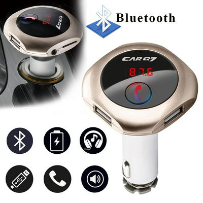 Car Q7 MP3 Player FM Transmitter Bluetooth Car Kit Handsfree USB Car Charger Car Music transmeteur auto bluethooth modulator