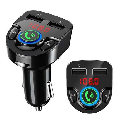 G32 Car Phone Charger Bluetooth 5.0 FM Transmitter Handsfree FM Modulator Fast Charger Car Accessories MP3 Player