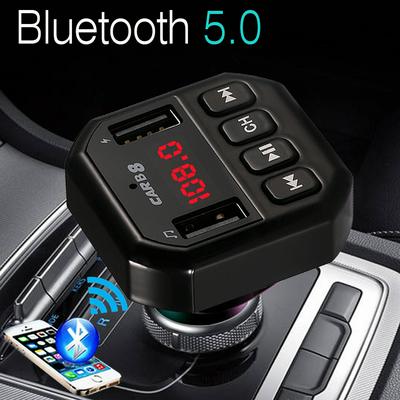 Car B8 mp3 music player Bluetooth 5.0 receiver FM transmitter Dual USB car charger U disk / TF card lossless music player