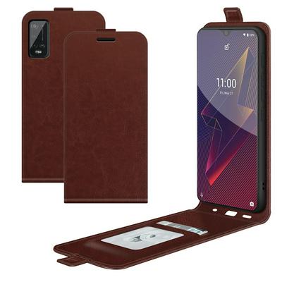 For Wiko Power U20 R64 Pattern Single Folded Edge Vertical Flip Folio Scratch Resistant PU Leather Wallet Phone Case