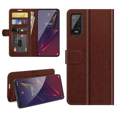 For Wiko Power U20 R64 Pattern Single Folded Edge Folio Flip Scratch Resistant PU Leather Wallet Phone Case