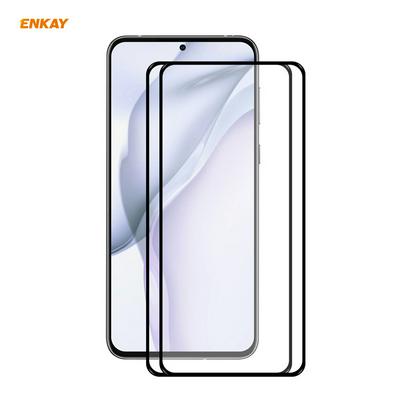 2PCS 0.26mm 9H 2.5D Full Glue Full Cover Tempered Glass Protective Film for Huawei P50