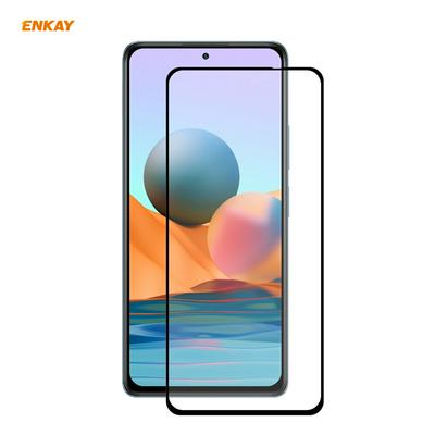 1PCS 0.26mm 9H 2.5D Full Glue Full Cover Tempered Glass Protective Film for Xiaomi Redmi Note 10 Pro/Note 10 Pro Max
