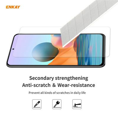 1Pcs 0.26mm 9H 2.5D Arc Edge Toughened Glass Screen Protector for Xiaomi Redmi Note 10 Pro/Note 10 Pro Max