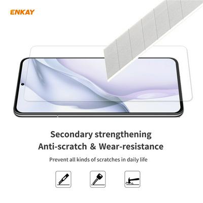 10Pcs 0.26mm 9H 2.5D Arc Edge Toughened Glass Screen Protector for Huawei P50