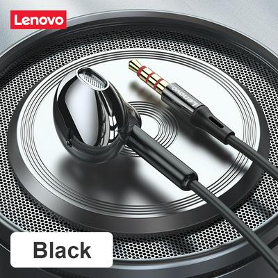 Lenovo XF06 3.5mm Wired Headphones In-Ear Headset Stereo Music Earphone Smart Phone Earbuds In-line Control with Microphone
