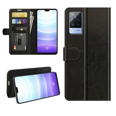 For vivo S9 R64 Pattern Single Folded Edge Folio Flip Scratch Resistant PU Leather Wallet Phone Case