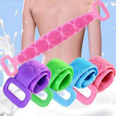 Double-sided Scrubbing Bath Towel Rubbing Back Artifact Long Strip Bath Brush