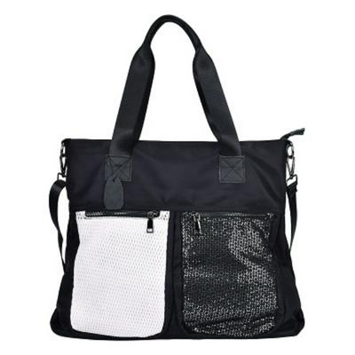 Korean Version Mesh Bag Hit Color Casual Detachable Shoulder Strap Crossbody Bag