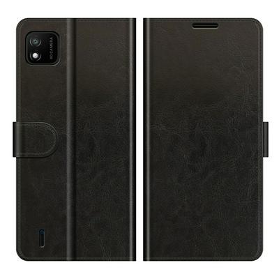 For Wiko Y62 R64 Pattern Single Folded Edge Folio Flip Scratch Resistant PU Leather Wallet Phone Case