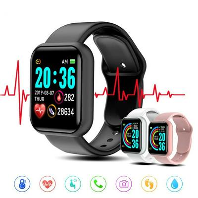 Y68 Smart Watch Men Women Blood Pressure Fitness Tracker Bracelet Smart Clock D20 Waterproof Sport Smartwatch Android IOS