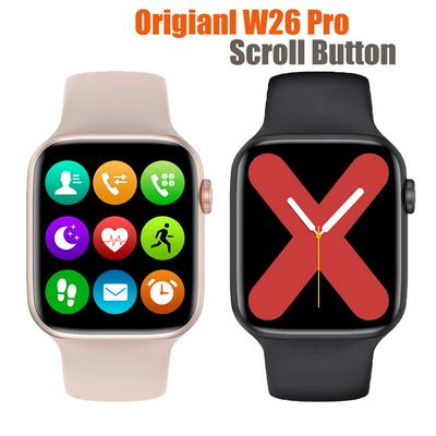 W26+ Pro Smart Watch Series 6 Blutooth Call 1.75 Inch Full Touch Screen 44mm Men Women Smartwatch for IOS Android 