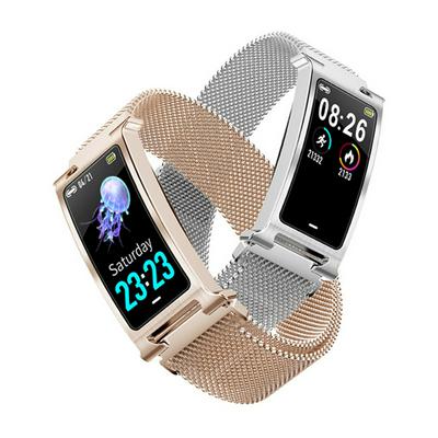 F8 Bluetooth Smart Bracelet Heart Rate Monitor Fitness 1.08inch Color Screen Steps Distance Calories Sports Wrist Watch