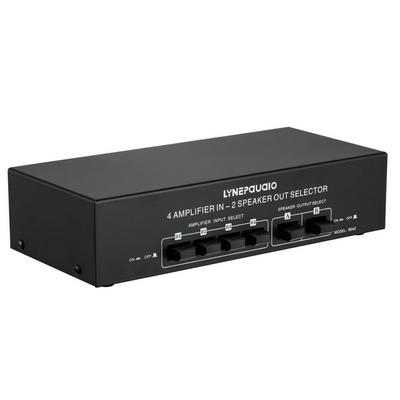  B042 4 Input 2 Output Power Amplifier And Speaker Switcher Speaker Switch Splitter Comparator 300W Per Channel Without Loss Of Sound Quality
