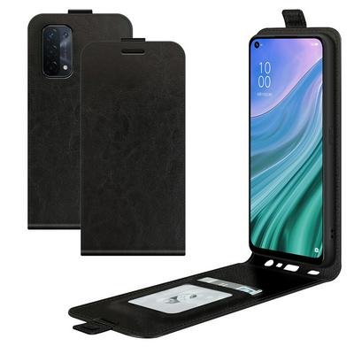 For OPPO A54 5G R64 Pattern Single Folded Edge Vertical Flip Folio Scratch Resistant PU Leather Wallet Phone Case