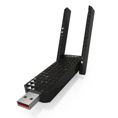 EDUP EP-AC1625 600Mbps 2.4G / 5GHz Dual Band Wireless 11AC USB 2.0 Adapter Network Card with 2 Antennas for Laptop / PC