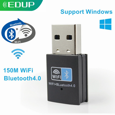 EDUP EP-N8567 150Mbps USB WiFi Adapter Bluetooth 4.0 802.11n Wireless USB Dongle Network Card Receiver for Desktop Laptop Windows Linux