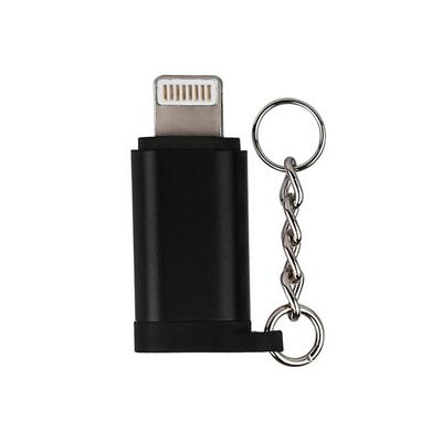 Apple 8 Pin to USB-C Type-C Adapter Aluminum Convert Connector Fast Charging  Connector with Keychain Charger fit