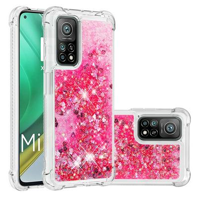 For Xiaomi Mi 10T/10T Pro 5G Four Corners Drop Resistance Quicksand Soft TPU Back Cover Phone Case