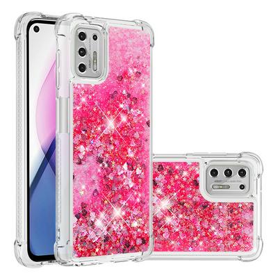 For Motorola Moto G Stylus(2021) Four Corners Drop Resistance Quicksand Soft TPU Back Cover Phone Case