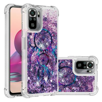 For Xiaomi Redmi Note 10S Four Corners Drop Resistance Quicksand Soft TPU Back Cover Phone Case