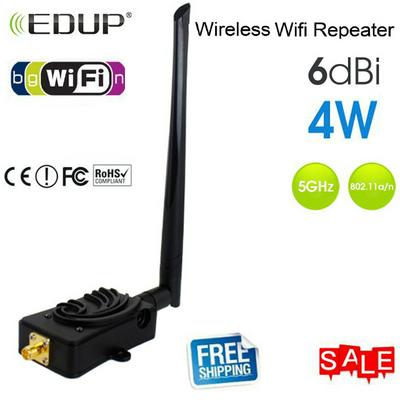 EDUP EP-AB011 4W 802.11a/n 6dBi Wireless Extender Wifi Power Amplifier 5G Signal Booster Repeater