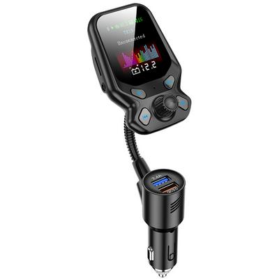 T819 newest product 1.77 inch Color Screen car mp3 player Bluetooth receiver fm transmitter QC3.0 fast charge car charger