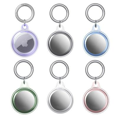 For Apple Airtags TPU Protective Sleeve For Apple Locator Tracker Anti-lost Device Keychain Protective Sleeve For Airtags