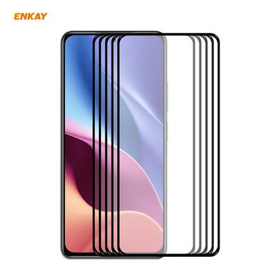 5PCS 0.26mm 9H 2.5D Full Glue Full Cover Tempered Glass Protective Film for Xiaomi Mi 11X/11X Pro/11i