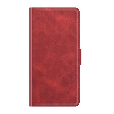 For Xiaomi Redmi Note 10 4G/Xiaomi Redmi Note 10S Double Buckle Wallet Style Folio Flip Leather Case with Stand and Card Slots Function