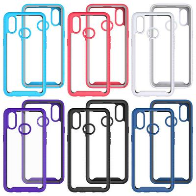 For Samsung Galaxy A10S Starry Sky Anti-slip Shock-proof Drop-proof Acrylic+TPU+PC Back Cover Case