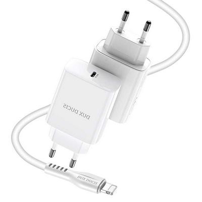 C60 PD20W Fast Charging Charger + Data Cable Set EU Standard