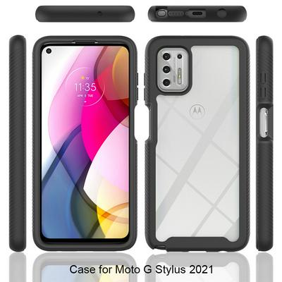 For Motorola Moto G Stylus(2021) 360 All-inclusive Three-in-one PC + TPU+Acrylic Shockproof Back Cover Case