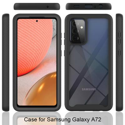 For Samsung Galaxy A72 4G 360 All-inclusive Three-in-one PC + TPU+Acrylic Shockproof Back Cover Case