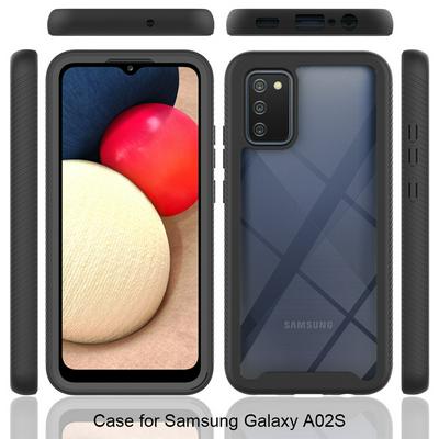 For Samsung Galaxy A02s European Version 360 All-inclusive Three-in-one PC + TPU+Acrylic Shockproof Back Cover Case