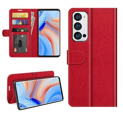 For Oppo Reno5 Pro+ 5G/Oppo Find X3 Neo R64 Pattern Single Folded Edge Folio Flip Leather Wallet Phone Case