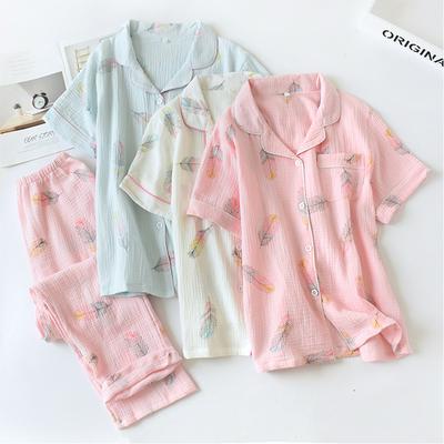 Cotton Pajamas for Women Casual and Comfortable Home Wear Set