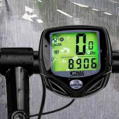 Wireless LCD Bike Computer Waterproof Bicycle Speedometer Digital Backlight Odometer Clock Cycling Stopwatch Bike Accessories